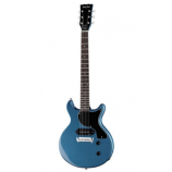 Harley Benton DC-Junior Pelham Blue