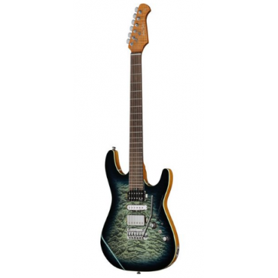 Harley Benton Fusion-IV HSH RW QBLB