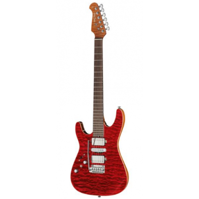 Harley Benton Fusion-IV HSH LH RW QRG